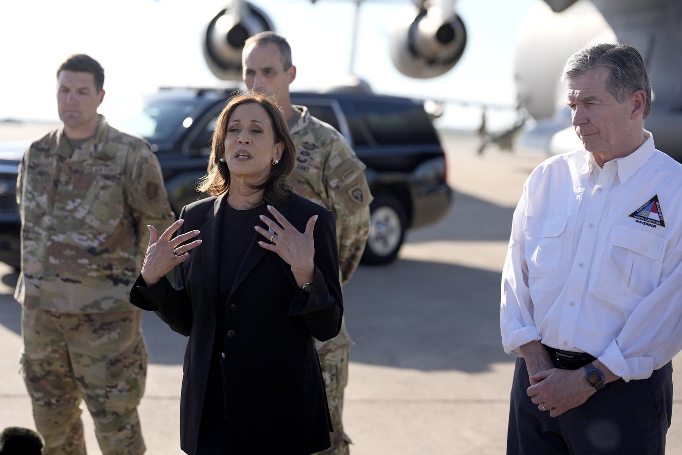 Harris pledges ongoing federal support as she visits North Carolina to survey Helene's aftermath | iNFOnews.ca