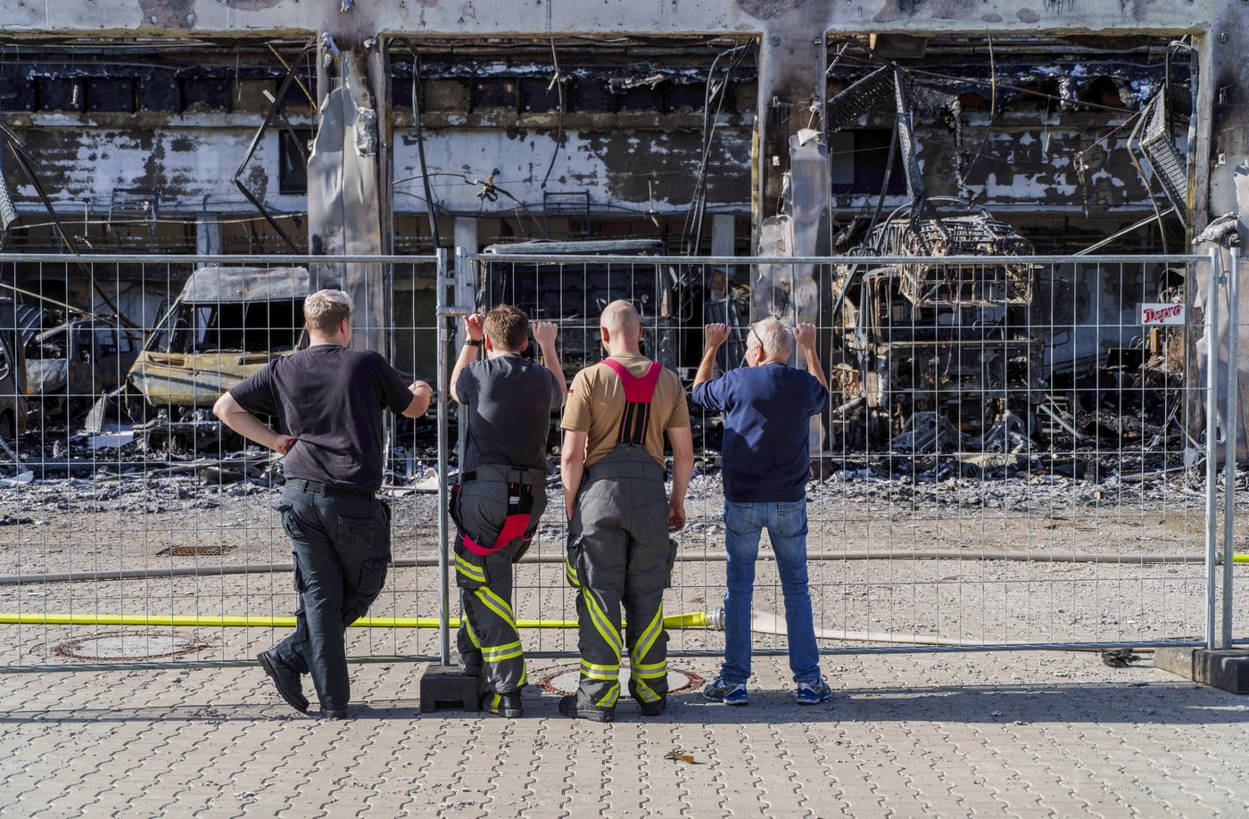A blaze burns down a brand-new fire station in Germany that lacked fire alarms | iNFOnews.ca