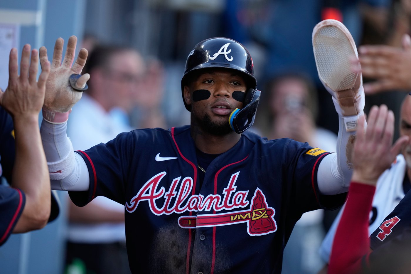 Dodgers hold out Miguel Rojas due to sore back. Ronald Acuña Jr. is starting in RF for Braves | iNFOnews.ca