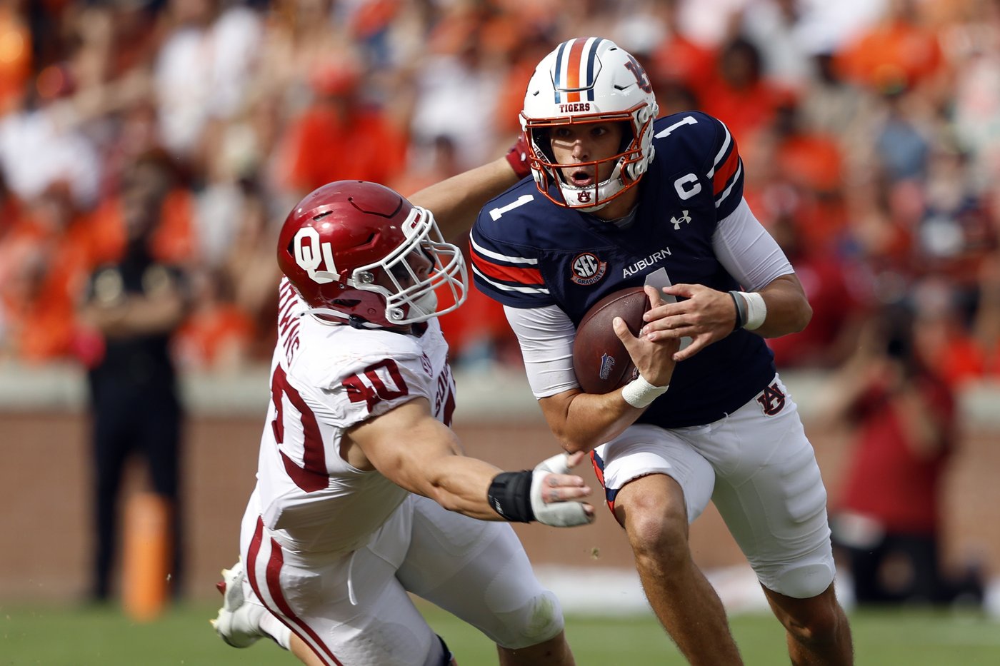 No. 21 Oklahoma rallies late, stuns Auburn for first-ever Southeastern Conference win | iNFOnews.ca No. 21 Oklahoma rallies late, stuns Auburn for first-ever Southeastern Conference win | iNFOnews.ca