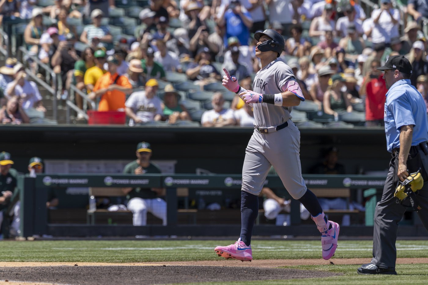 Aaron Judge hits 2 homers in his return to the Sacramento area | iNFOnews.ca