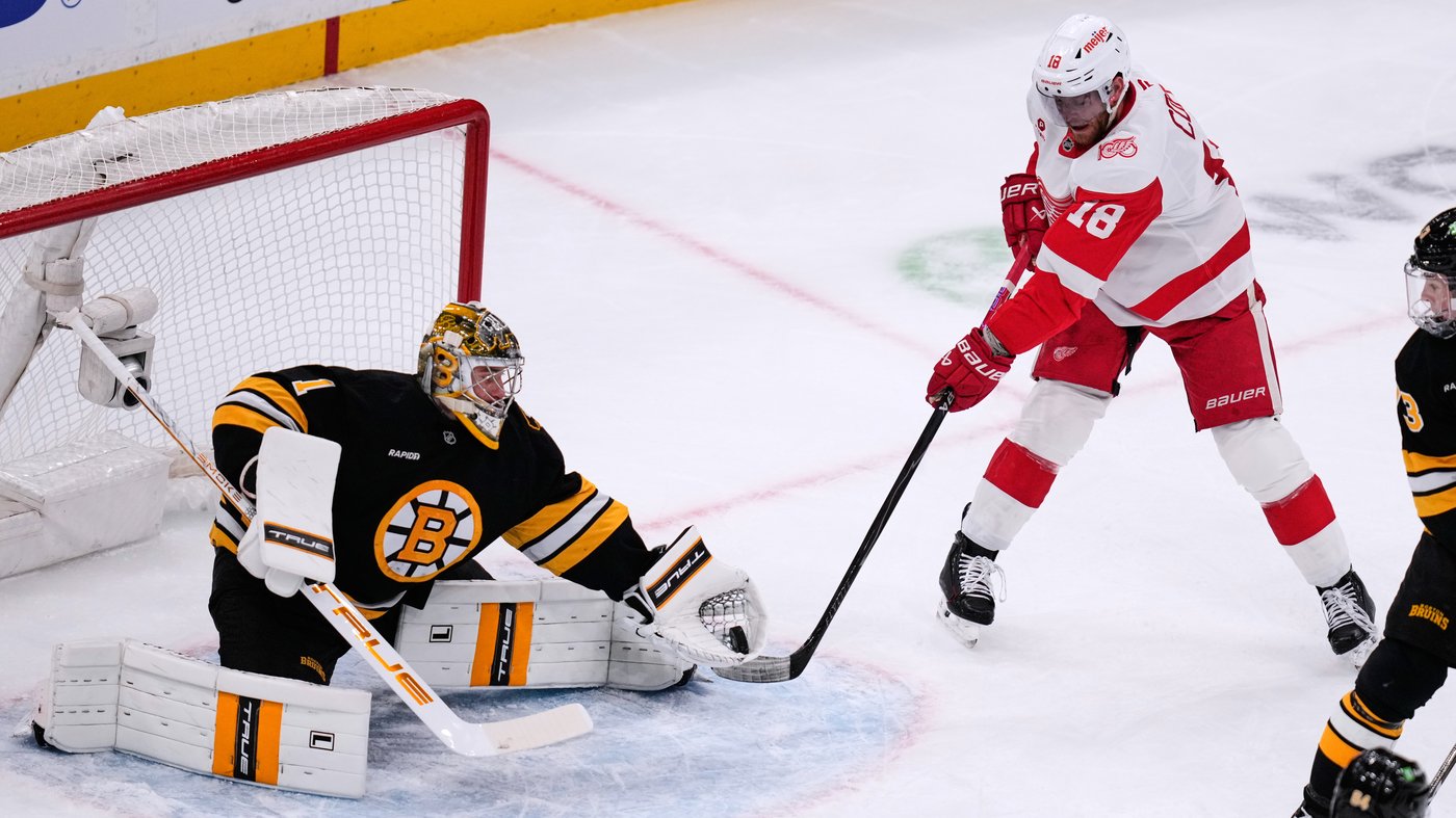 Swayman stops 24 shots for 1st shutout of season as Bruins beat Red Wings 3-0 | iNFOnews.ca