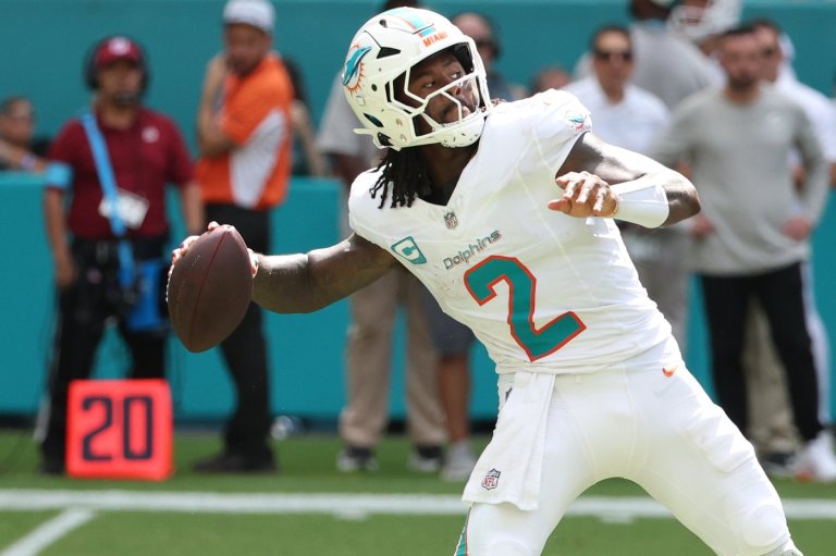 Malik Willis and the 0-3 Dolphins aren't panicking ahead of their matchup with the unbeaten Vikings | iNFOnews.ca