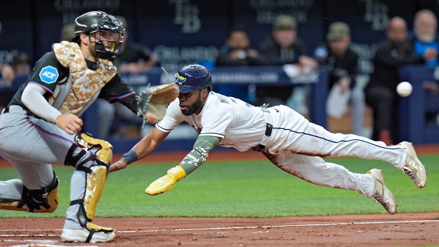 Mullins homers and has 3 singles to help AL East-leading Rays beat Marlins 7-2 | iNFOnews.ca