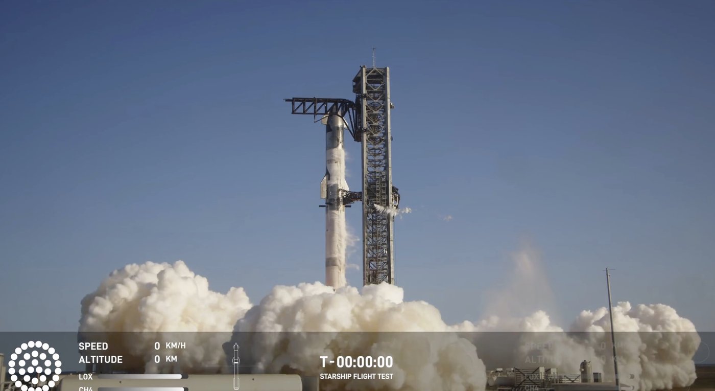 SpaceX launches giant Starship rocket, but aborts attempt to catch booster with mechanical arms | iNFOnews.ca