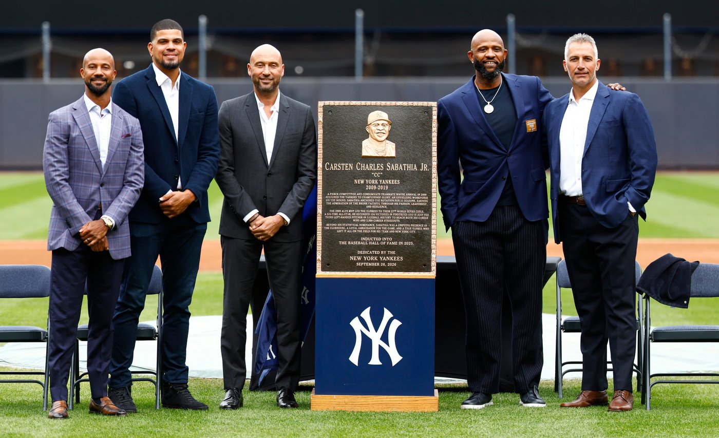 Yankees retire Hall of Famer CC Sabathia's No. 52 and honor him with plaque in Monument Park | iNFOnews.ca