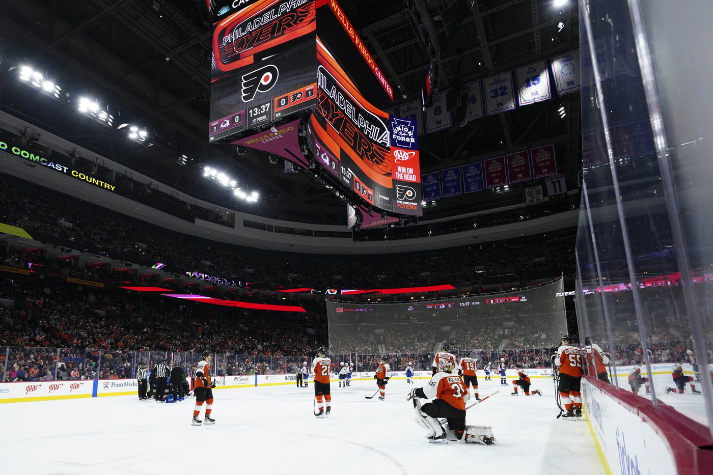 NHL referee Mitch Dunning communicative, can move extremities following violent collision | iNFOnews.ca