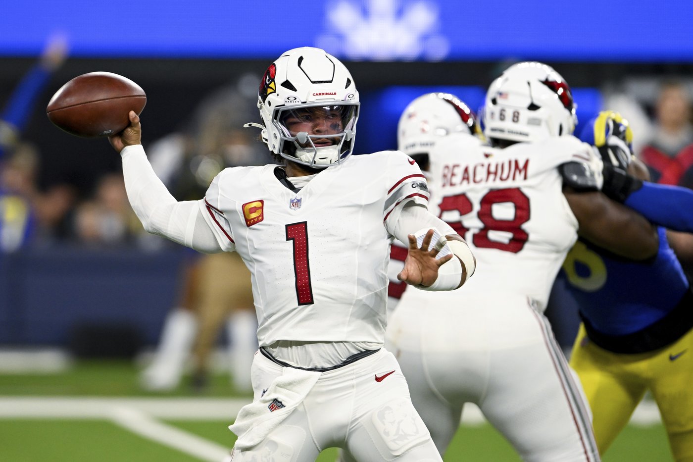 Ahkello Witherspoon makes last-minute interception to preserve Rams' 13-9 win over Arizona | iNFOnews.ca Ahkello Witherspoon makes last-minute interception to preserve Rams' 13-9 win over Arizona | iNFOnews.ca