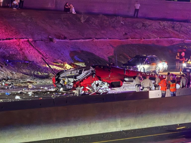 Medical helicopter crashes onto highway in Sacramento, critically injuring 3 | iNFOnews.ca