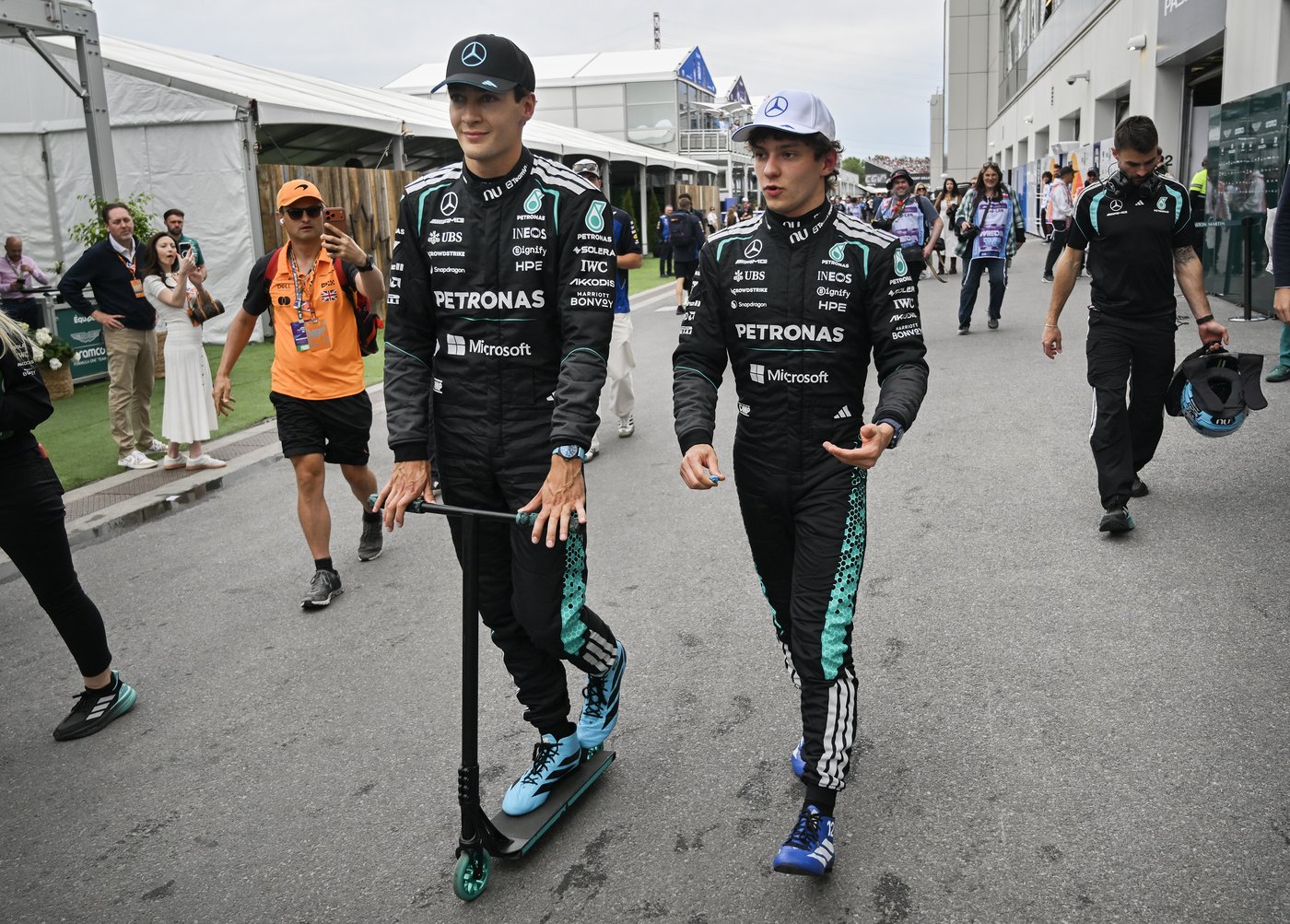 Russell storms to pole position ahead of Mercedes teammate Antonelli at Canadian GP | iNFOnews.ca