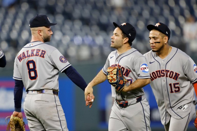 Astros rally past Royals 8-7 after Altuve ties it and a ninth-inning miscue | iNFOnews.ca