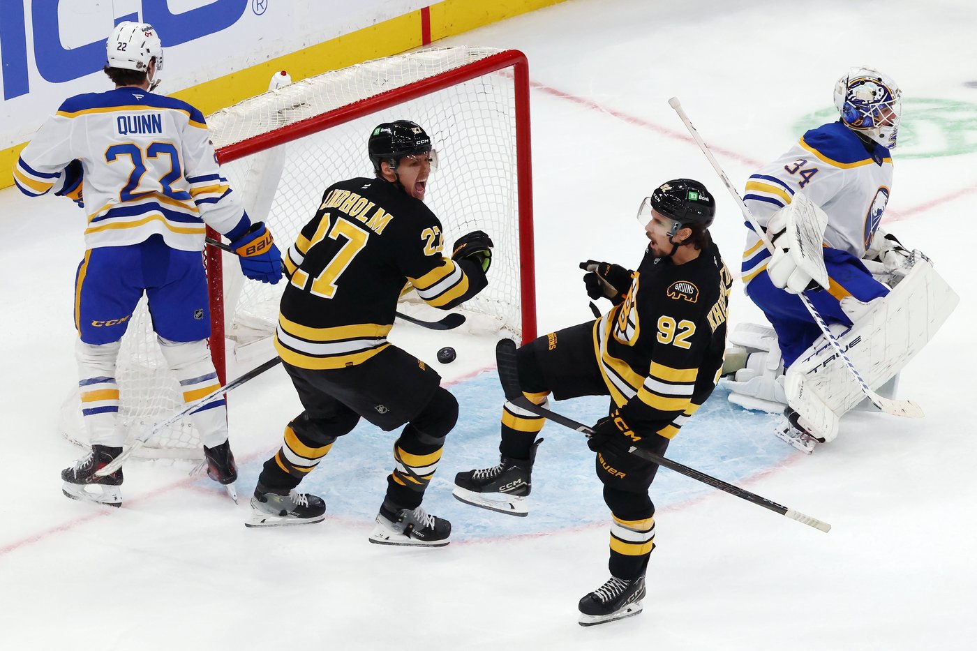Marat Khusnutdinov scores in OT, Morgan Geekie has goal in 6th straight as Bruins beat Sabres 4-3 | iNFOnews.ca Marat Khusnutdinov scores in OT, Morgan Geekie has goal in 6th straight as Bruins beat Sabres 4-3 | iNFOnews.ca