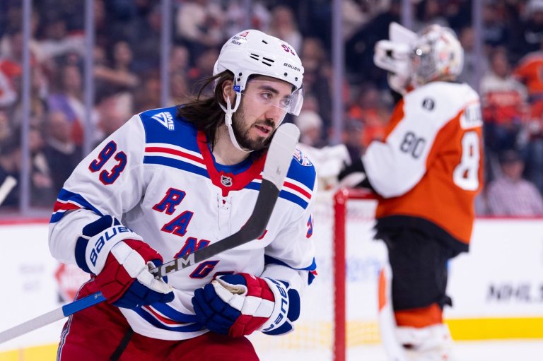 Zibanejad's 3-point game helps Rangers rout Flyers 6-2 | iNFOnews.ca