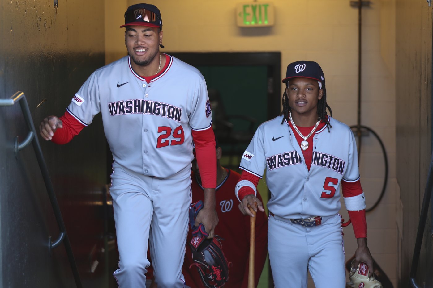Nationals break out of scoring slump, beat Giants 4-2 behind Lord and Wood | iNFOnews.ca Nationals break out of scoring slump, beat Giants 4-2 behind Lord and Wood | iNFOnews.ca