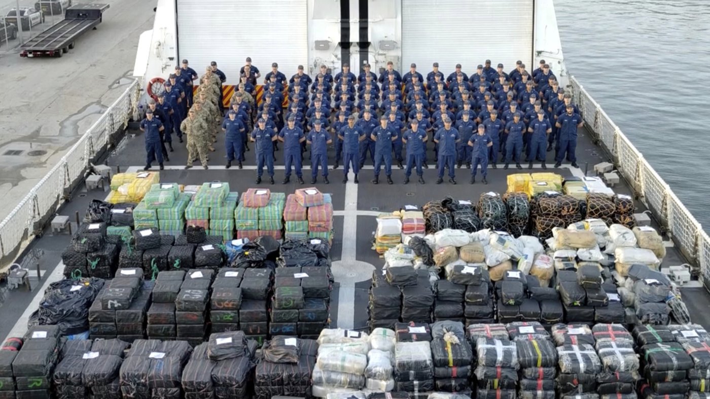 The Coast Guard seized a record 76,000 pounds of drugs this summer off Central and South America | iNFOnews.ca