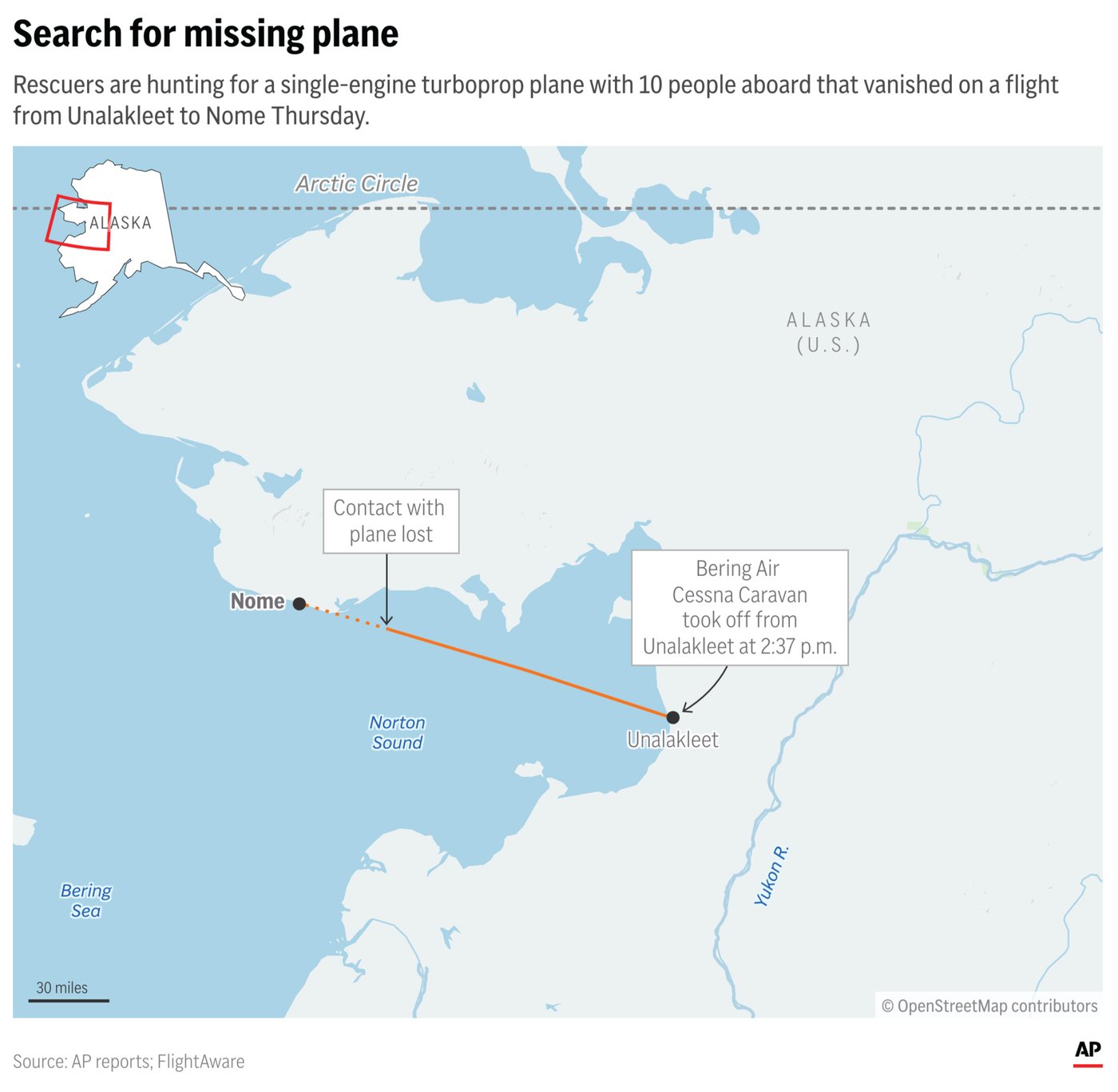 Crews rush to recover commuter plane found crashed on Alaska sea ice before expected snow and wind | iNFOnews.ca