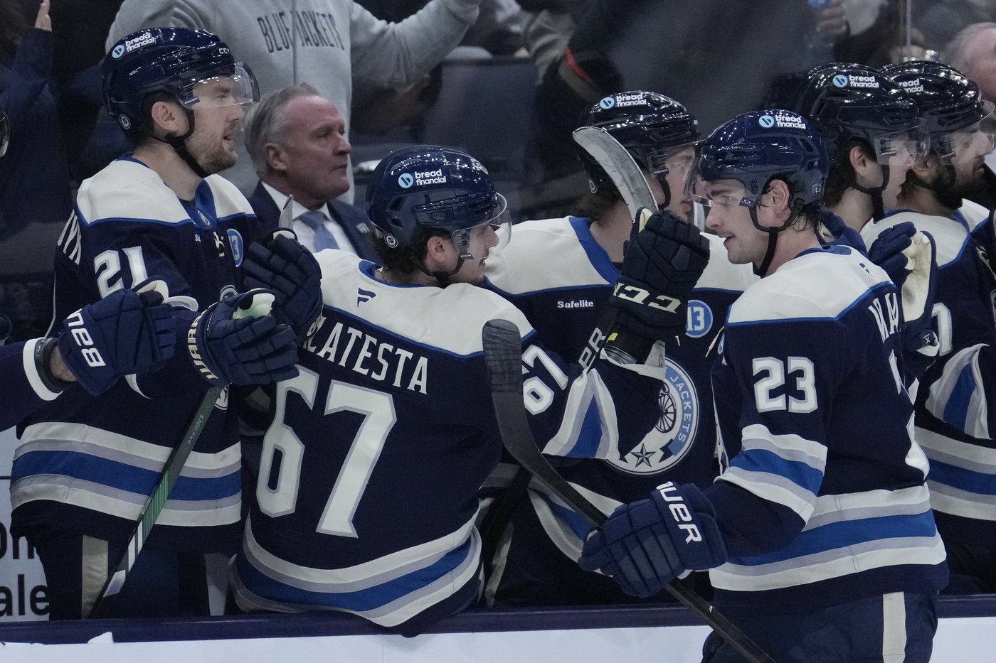 Monahan's 2 goals, Merzlikins' 40 saves help Blue Jackets stop skid, beat Devils 4-2 | iNFOnews.ca Monahan's 2 goals, Merzlikins' 40 saves help Blue Jackets stop skid, beat Devils 4-2 | iNFOnews.ca