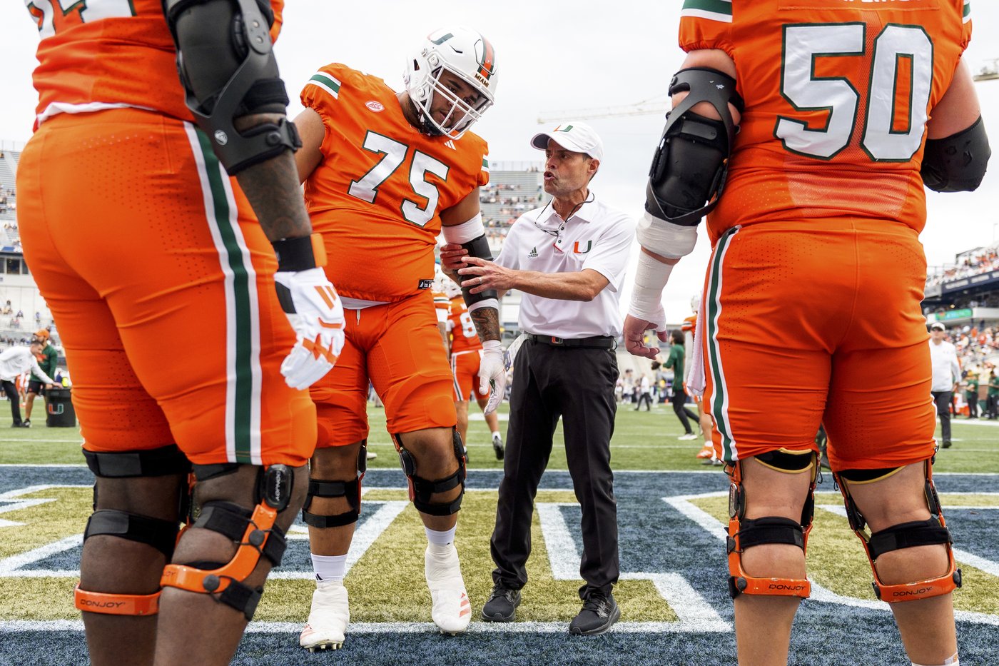 Coaching is teaching, Miami offensive line coach Alex Mirabal says. The results show he's right | iNFOnews.ca Coaching is teaching, Miami offensive line coach Alex Mirabal says. The results show he's right | iNFOnews.ca