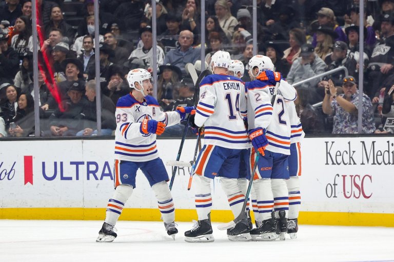 Connor McDavid, Leon Draisaitl lead Oilers' 8-1 rout of struggling Kings | iNFOnews.ca