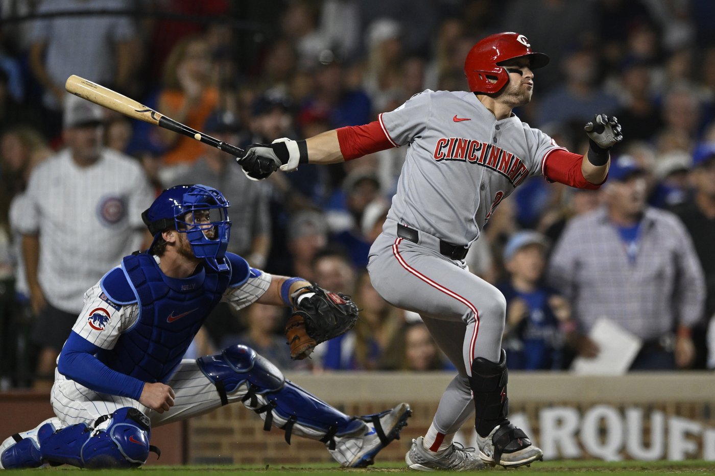 Friedl hits a tiebreaking single in the 7th inning as the Reds edge the Cubs 3-2 | iNFOnews.ca Friedl hits a tiebreaking single in the 7th inning as the Reds edge the Cubs 3-2 | iNFOnews.ca