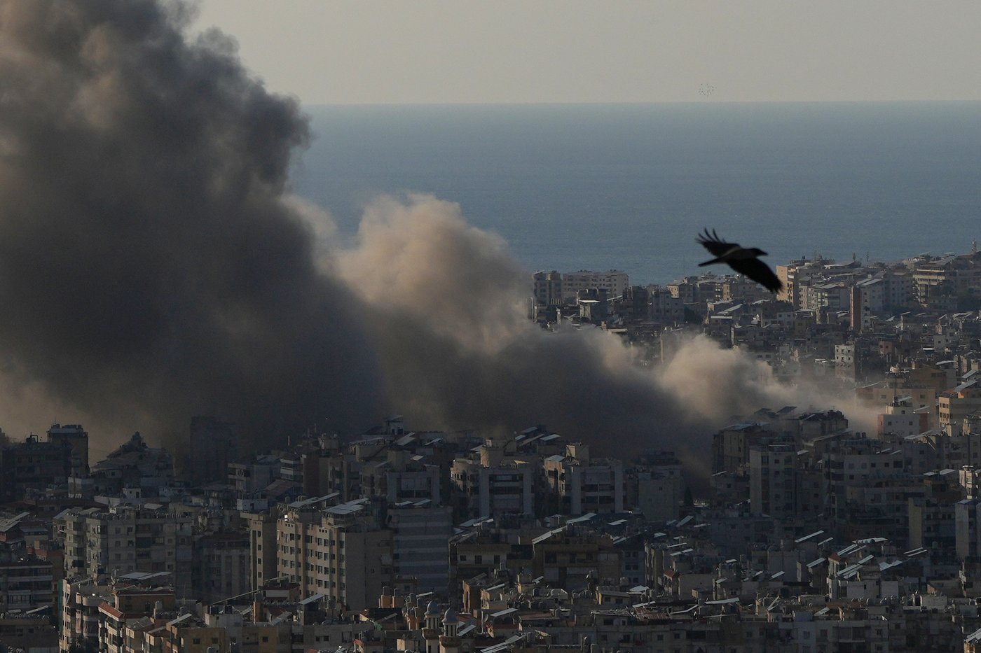 Photos show people fleeing and buildings wrecked after Israeli strikes in Lebanon | iNFOnews.ca