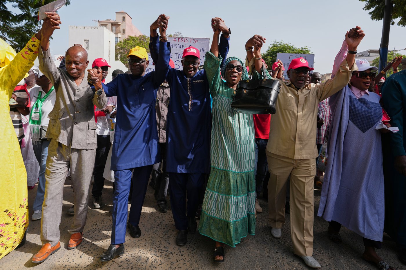 Hundreds march in Senegal's capital over broken government promises and rising costs | iNFOnews.ca Hundreds march in Senegal's capital over broken government promises and rising costs | iNFOnews.ca
