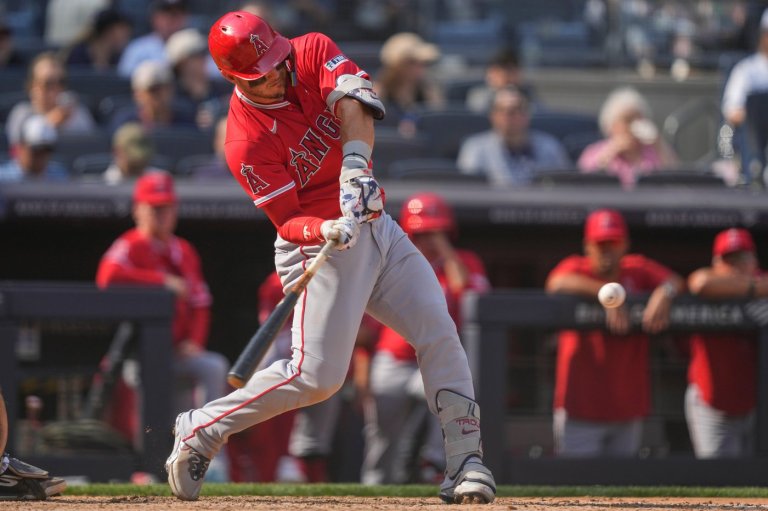 Trout homers again, helping Angels outslug Judge, Yankees to split 4-game series | iNFOnews.ca