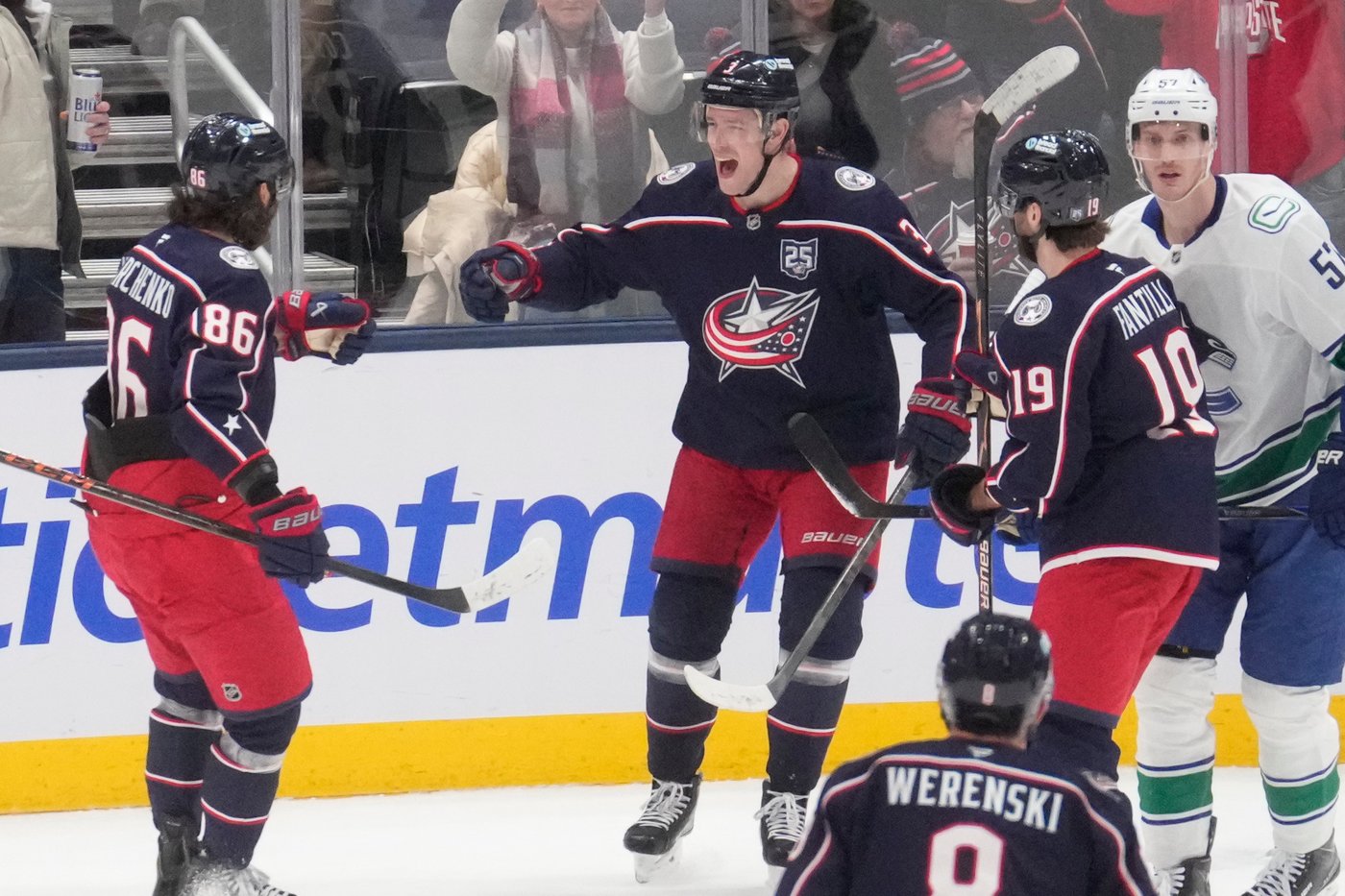Blue Jackets beat skidding Canucks 4-1 behind Marchenko and Johnson | iNFOnews.ca