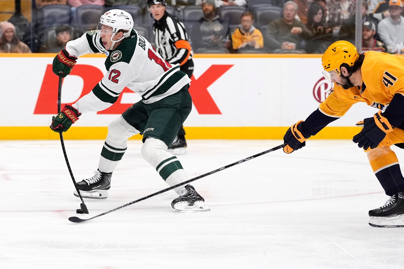 Boldy nets early hat trick and Spurgeon scores in OT as Wild beat Predators 6-5 | iNFOnews.ca