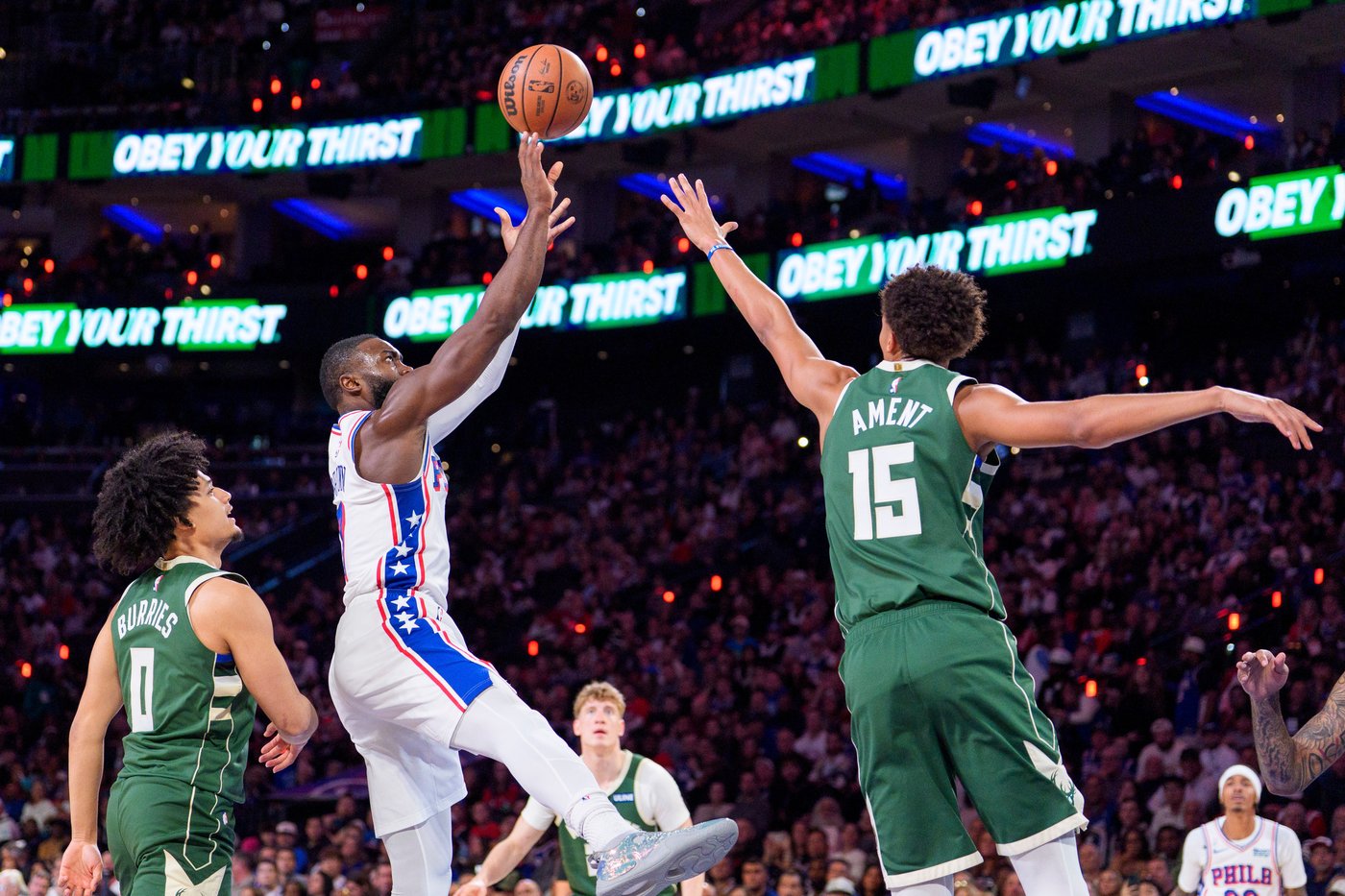Embiid posts triple-double with LeBron out to keep 76ers perfect in 127-116 win over Bucks | iNFOnews.ca