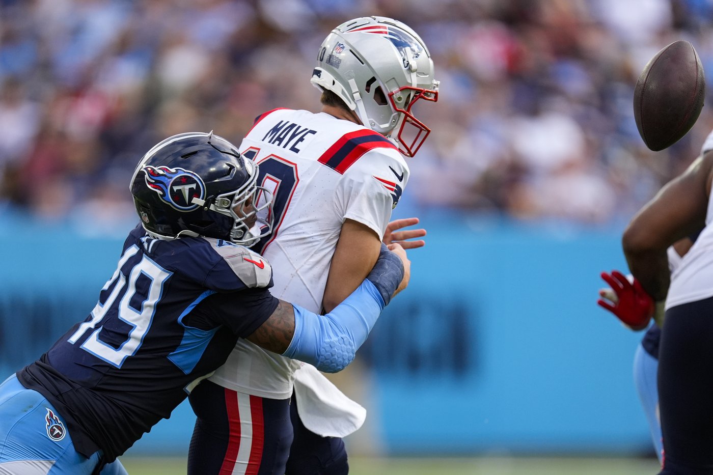 Drake Maye dazzles with late TD to get Patriots into OT before game-ending interception | iNFOnews.ca