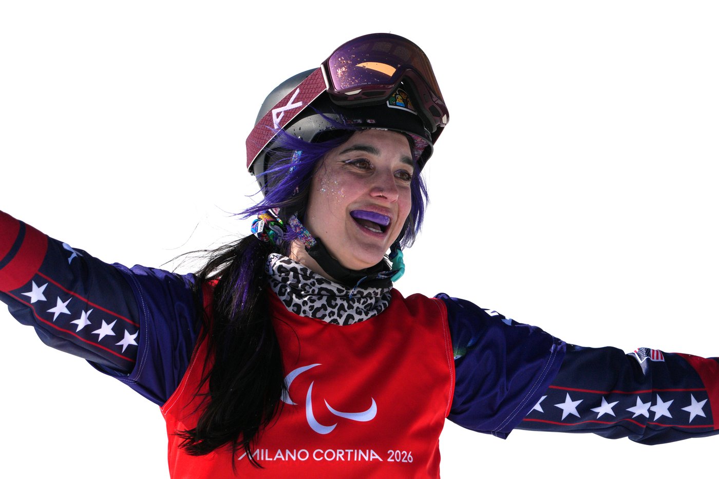 US Paralympian Huckaby brings glitter and a snowboard with photos of her cat named 'Mouse' | iNFOnews.ca