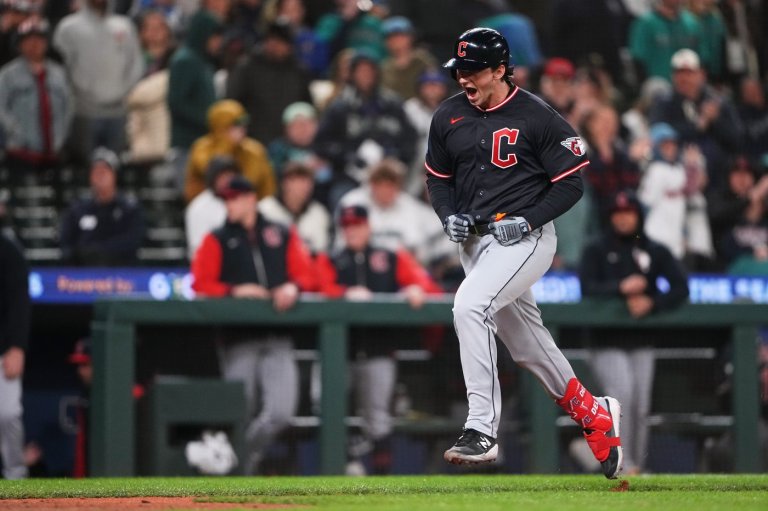 Guardians' Chase DeLauter hits 4th home run in 3rd career game, Guardians beat Mariners 6-5 | iNFOnews.ca