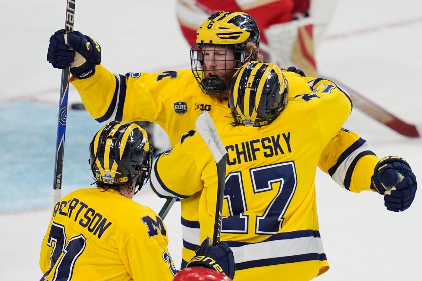 Kent Anderson’s 2-OT winner lifts Denver past Michigan 4-3 in Frozen Four thriller | iNFOnews.ca Kent Anderson’s 2-OT winner lifts Denver past Michigan 4-3 in Frozen Four thriller | iNFOnews.ca