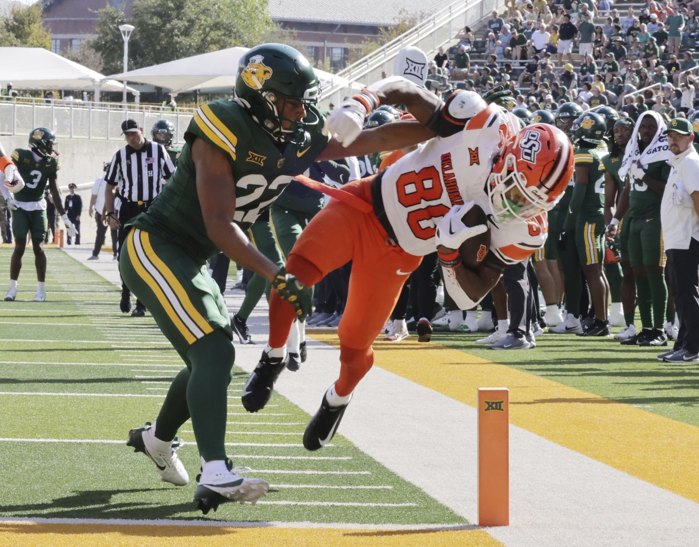 Baylor beats Oklahoma State 38-28 to end 8-game home Big 12 losing streak | iNFOnews.ca
