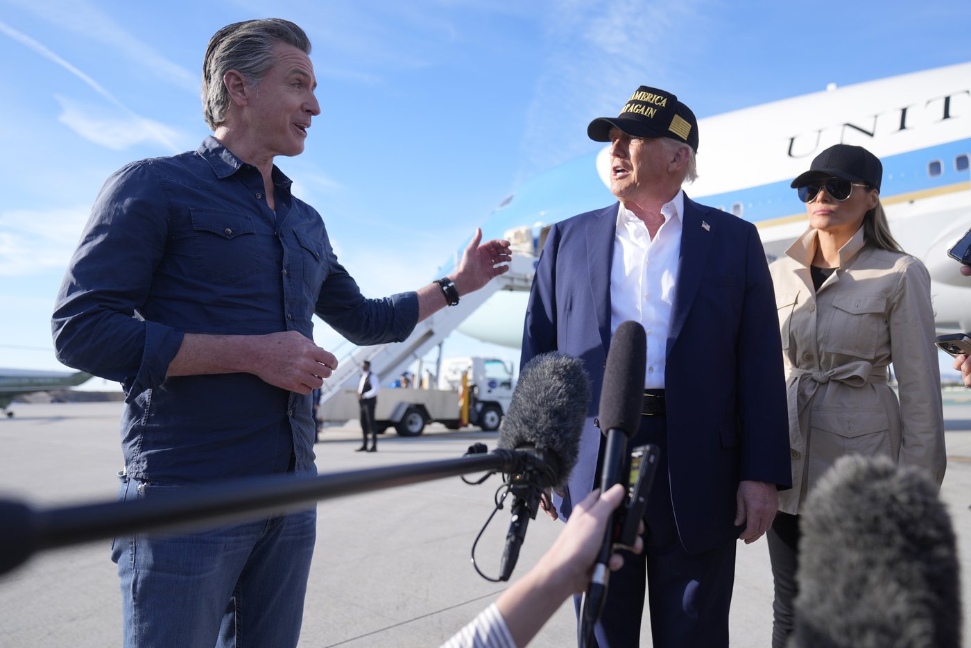 Trump proposes 'getting rid of FEMA' while touring disaster areas | iNFOnews.ca
