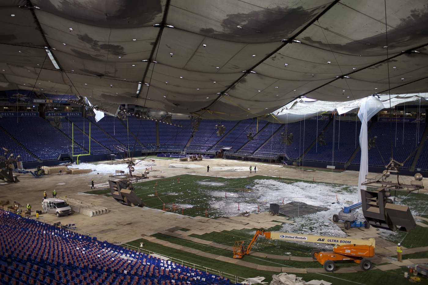 Tropicana Field shredded by Hurricane Milton is the latest sports venue damaged by weather | iNFOnews.ca