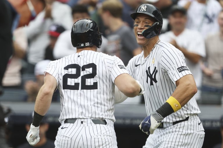 Judge makes diving catch as Yankees win 4-3, close within 2 games of AL East-leading Blue Jays | iNFOnews.ca