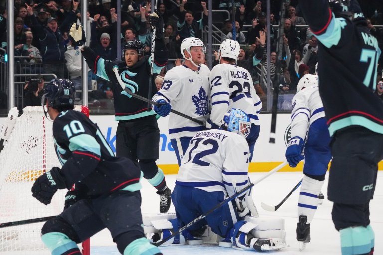 Kraken outlast Maple Leafs 5-4 to spoil No. 1 overall pick Gavin McKenna’s big game | iNFOnews.ca