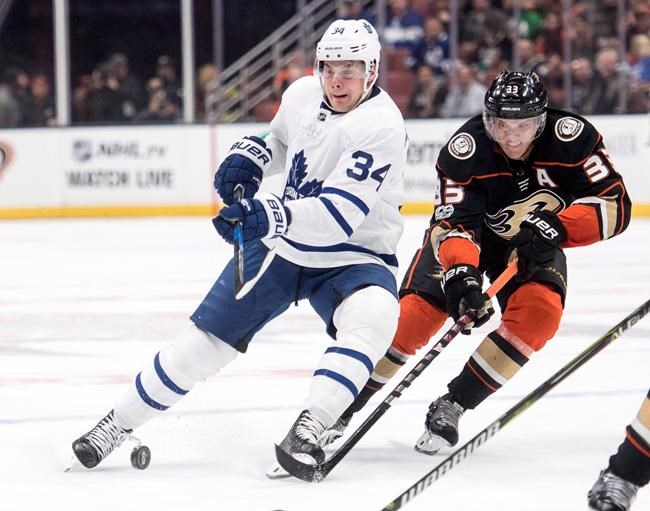 Auston Matthews practises for first time ahead of meeting with Devils | iNFOnews.ca