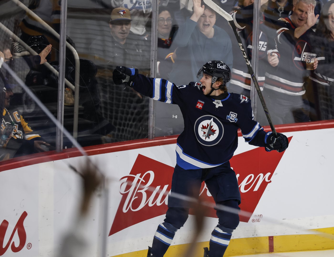 Lambert thrilled to score first NHL goal in Jets 5-2 win over Penguins | iNFOnews.ca