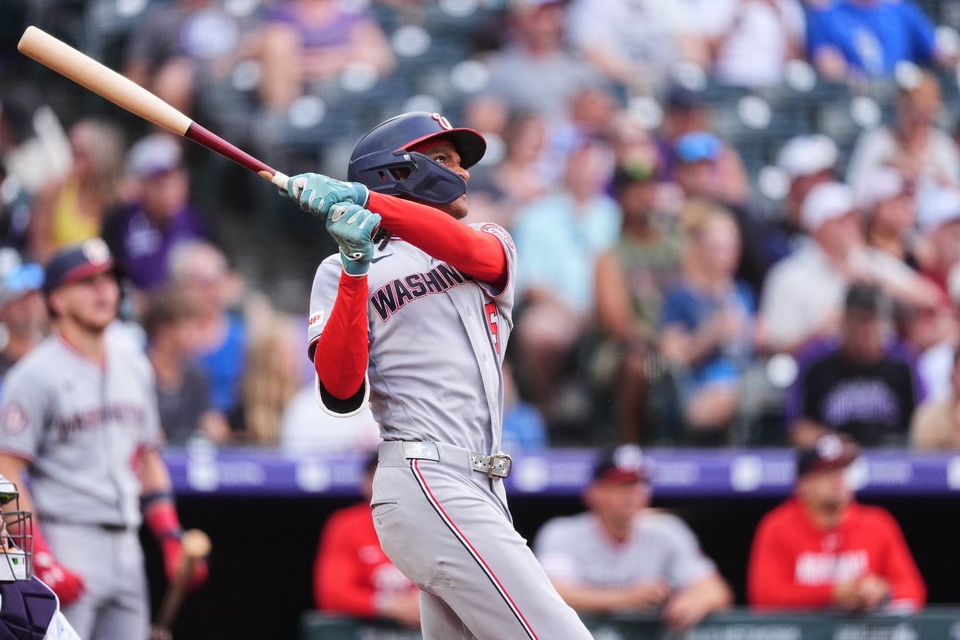 Hunter Goodman's go-ahead homer in 8th inning lifts Rockies to 8-7 victory over Nationals | iNFOnews.ca