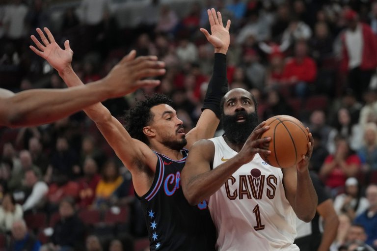 James Harden scores 36 as Cavaliers hang on to beat Bulls 115-110 with Mitchell sidelined | iNFOnews.ca