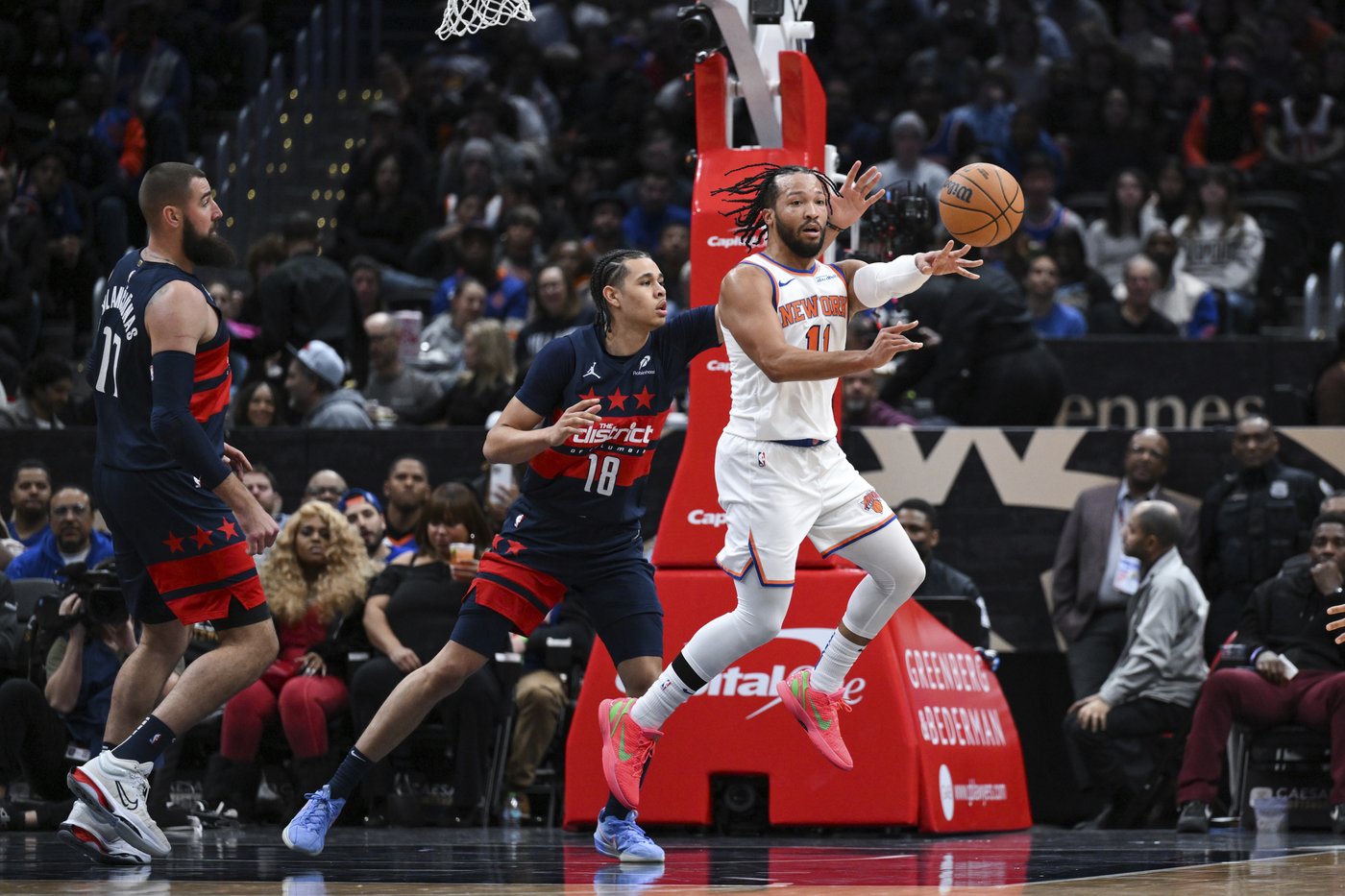 Jalen Brunson scores season-high 55 points in Knicks' 136-132 overtime win vs Wizards | iNFOnews.ca