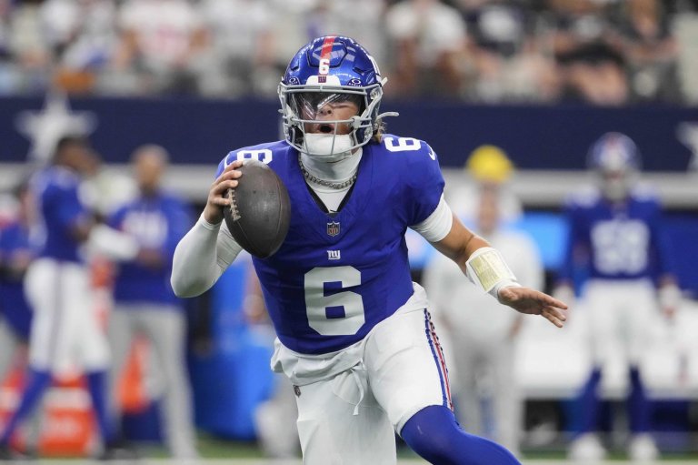 Jaxson Dart to start at quarterback for the Giants against the Chargers, AP sources say | iNFOnews.ca