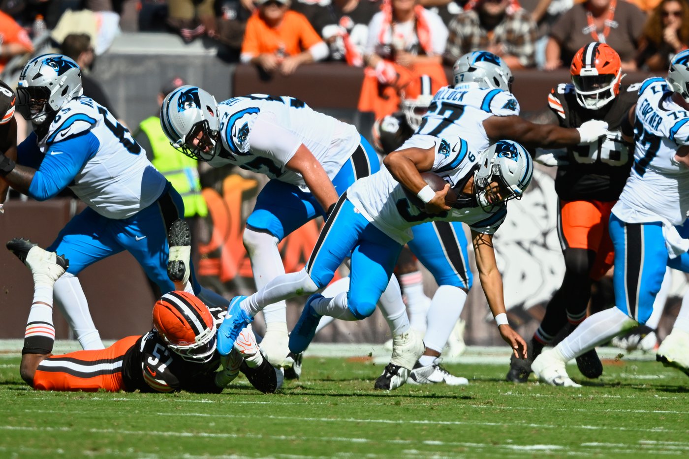 Bryce Young has lower-body injury but doesn't blame it for Panthers' loss to Browns | iNFOnews.ca