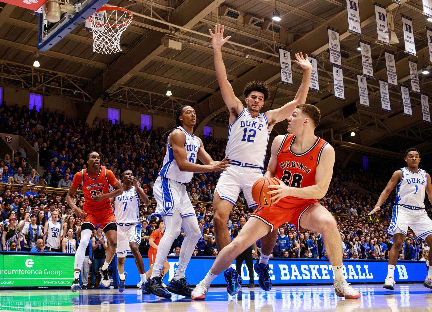 Evans, Boozer help No. 1 Duke beat No. 11 Virginia 77-51 to clinch ACC Tournament's top seed | iNFOnews.ca Evans, Boozer help No. 1 Duke beat No. 11 Virginia 77-51 to clinch ACC Tournament's top seed | iNFOnews.ca