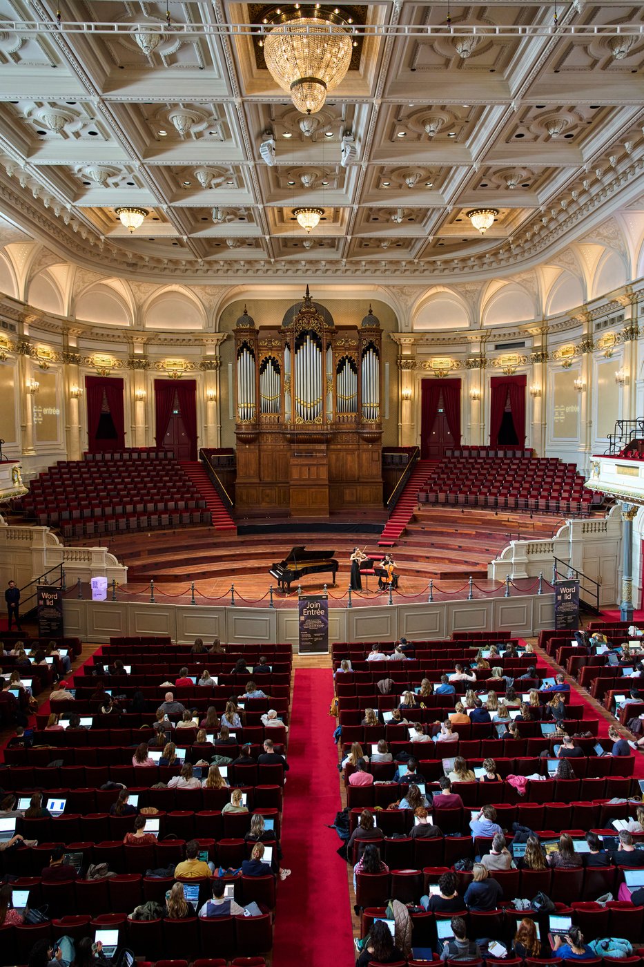 A soothing study session: Students cram in Amsterdam’s Concertgebouw as musicians play | iNFOnews.ca A soothing study session: Students cram in Amsterdam’s Concertgebouw as musicians play | iNFOnews.ca