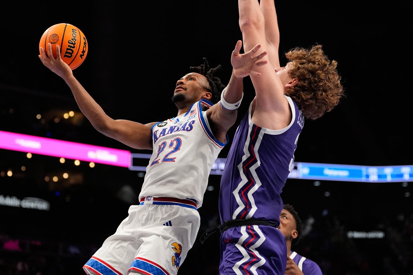 Peterson scores 24 to lead No. 14 Kansas past TCU 78-73 in the Big 12 quarterfinals | iNFOnews.ca