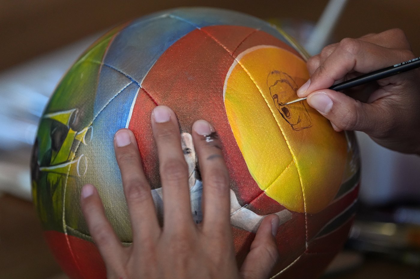 In Miami, soccer balls are turned into one-of-a-kind art as World Cup nears | iNFOnews.ca In Miami, soccer balls are turned into one-of-a-kind art as World Cup nears | iNFOnews.ca